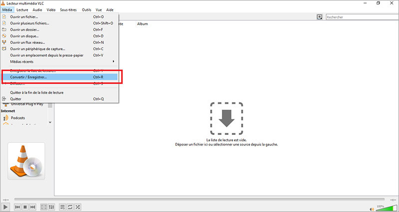 Convertir Enregistrer VLC