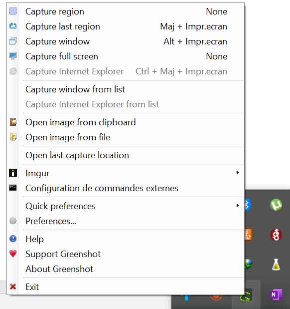 Capturer l'écran avec Greenshot 