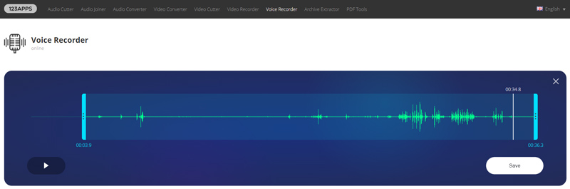 123Apps Online Voice Recorder