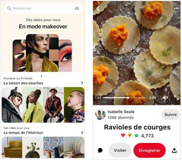 Télécharger des vidéos sur Pinterest directement sur iPhone et Android