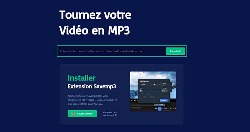 Le site SAVEMP3