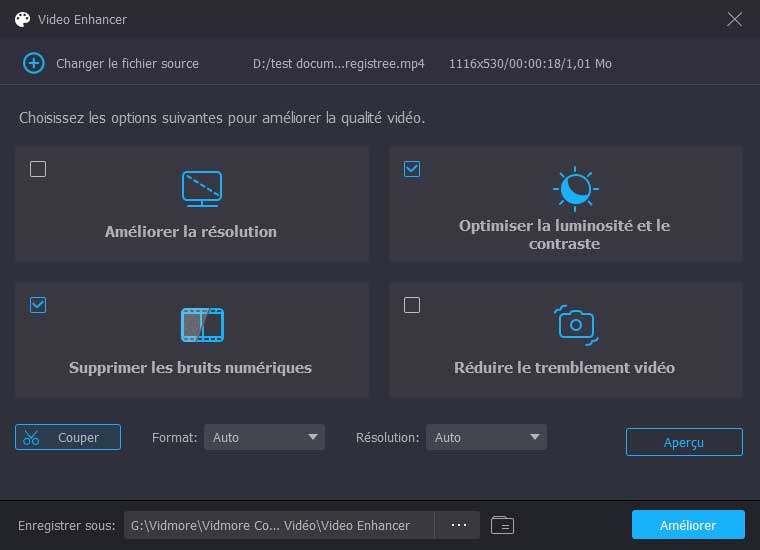 Déflouter une vidéo avec Vidmore Convertisseur Vidéo